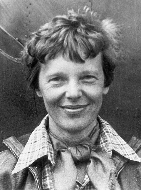 Portrait de Amelia Earhart