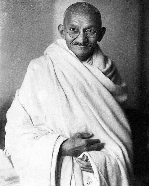 Portrait de Mohandas Gandhi