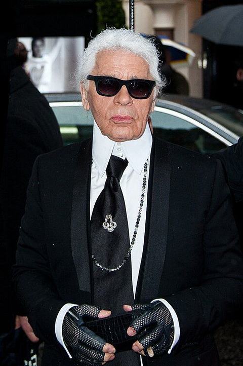 Portrait de Karl Lagerfeld