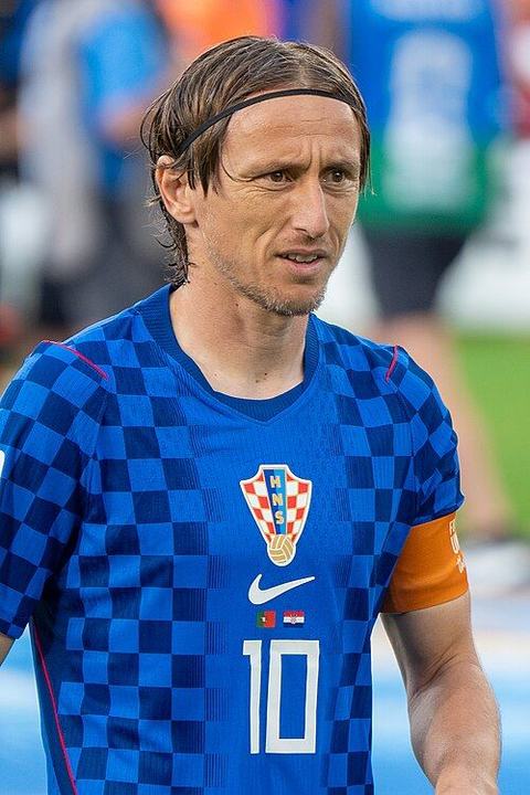 Portrait de Luka Modrić